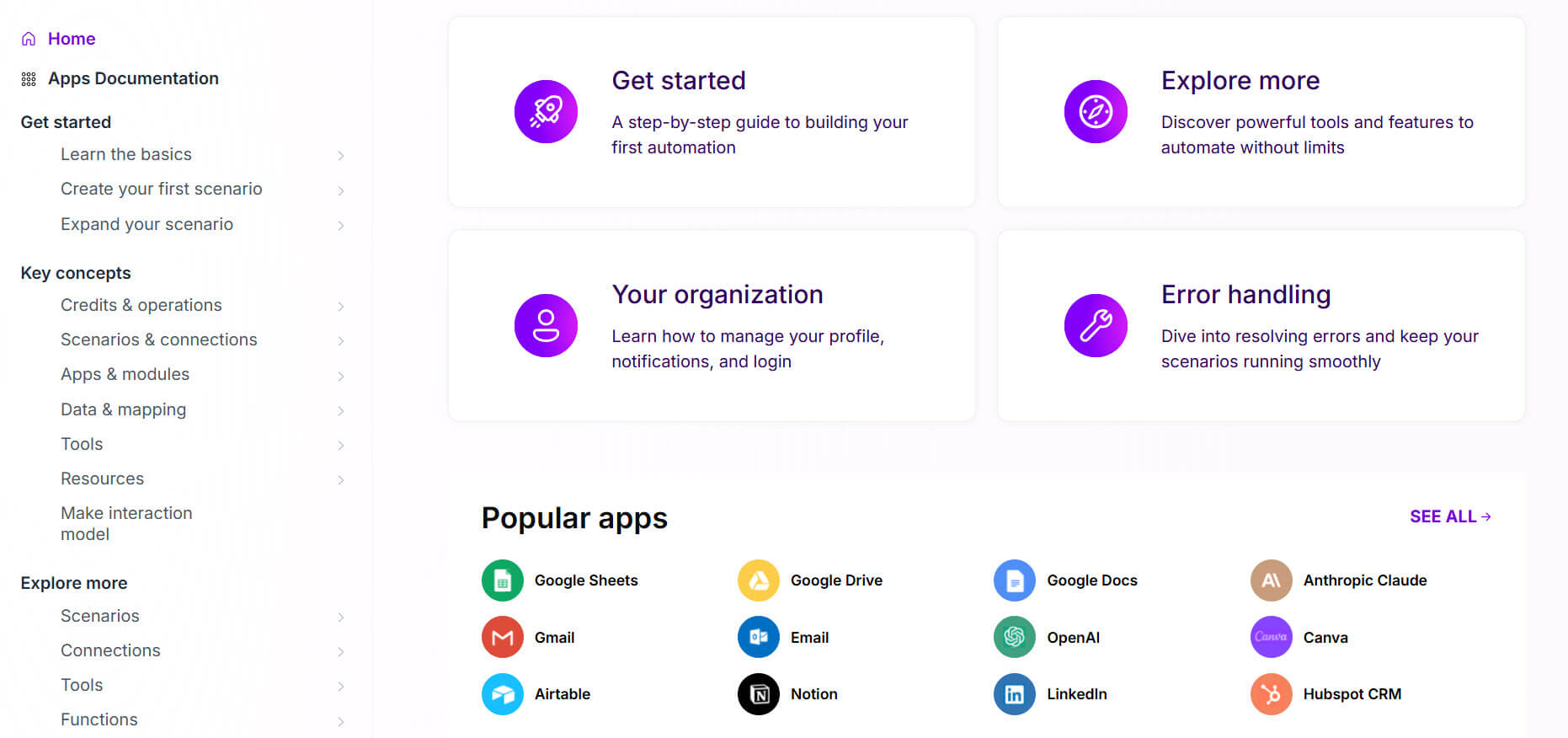 Make documentation