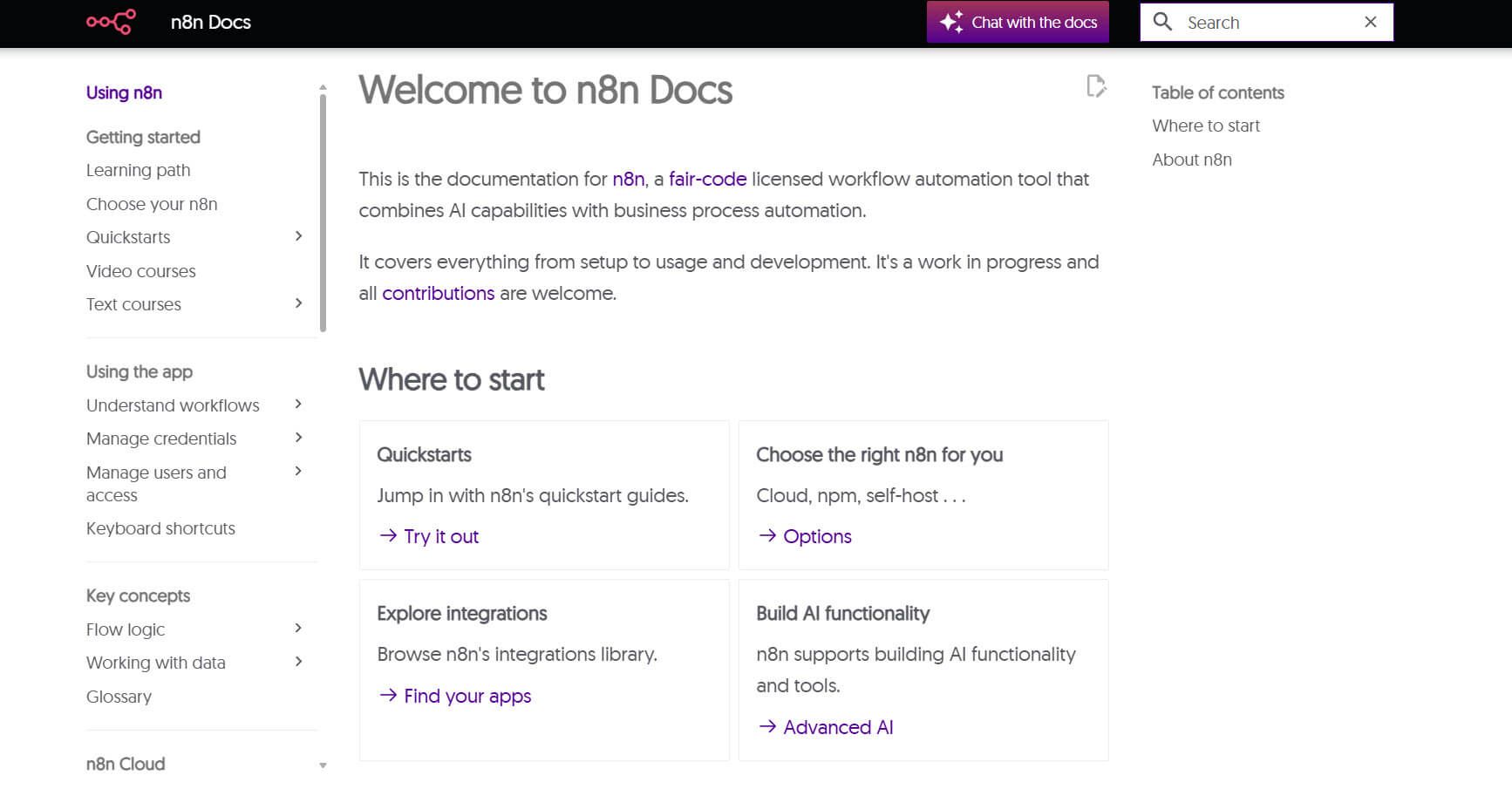 n8n documentation