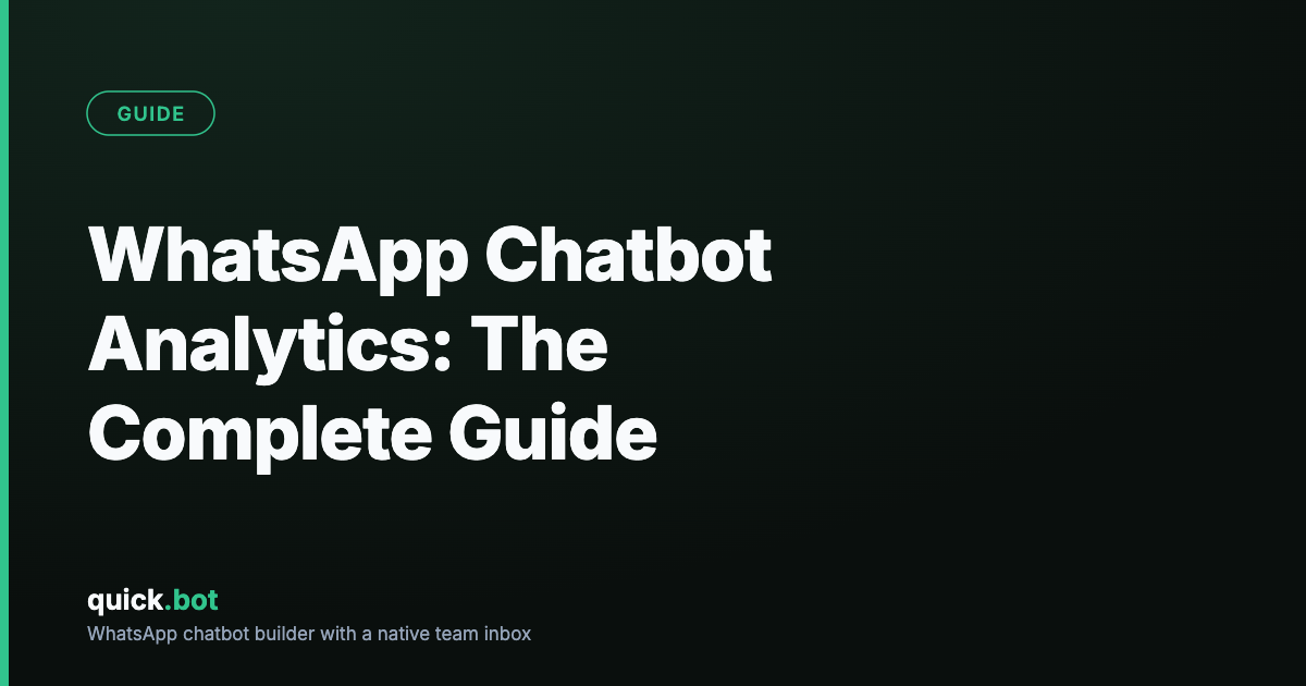 WhatsApp Chatbot Analytics