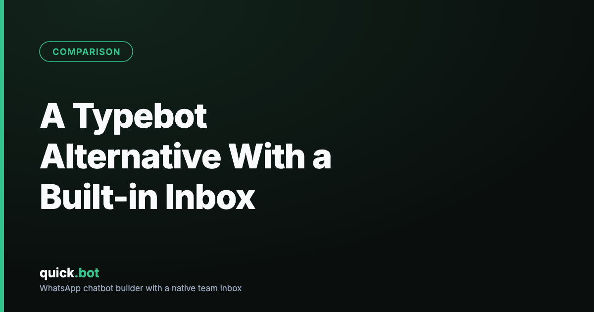 Typebot Alternative With a Built-in Inbox