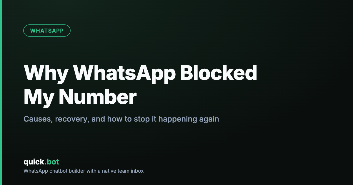 Why WhatsApp Blocked My Number